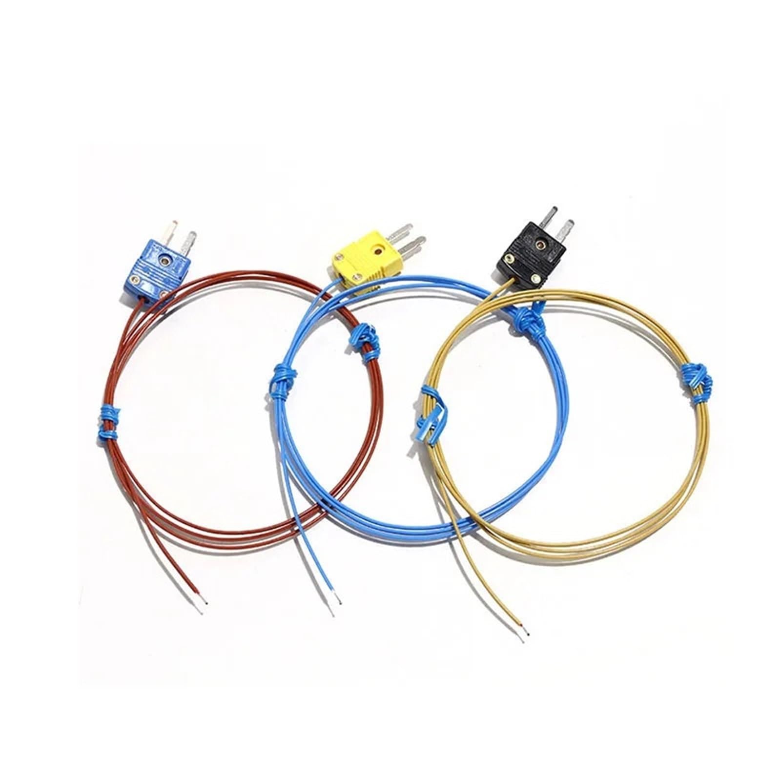 Sensore di monitoraggio della temperatura del giunto di saldatura sensibile di tipo K/J/T Filo isolato in PTFE 0,5 M/1 M/1,5 M/2 M/3 M ad alta risposta(T,Cable length 1.5M)