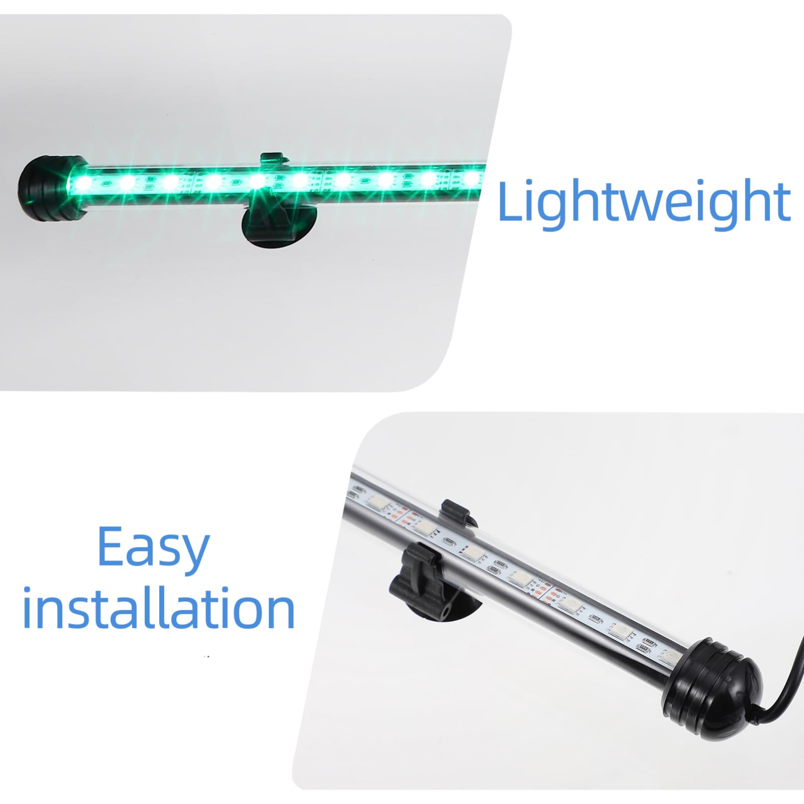 Toddmomy Luz Led Rgb Sumergible Para Decoración Paisajística Luz De Pecera Enchufe