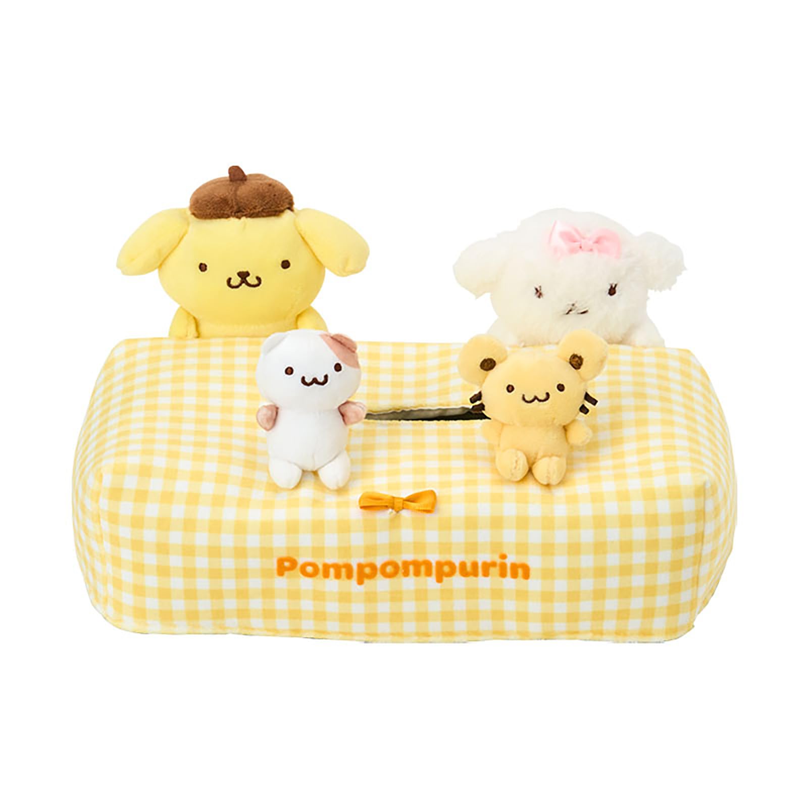 ポムポムプリン　ぬいぐるみ　まとめ　ティッシュカバー　レア　サンリオ　可愛い ポムポムプリン ぬいぐるみ セット ティッシュカバー レア