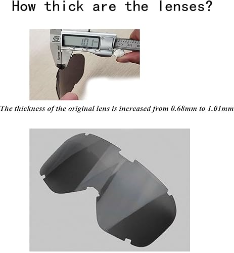 Miniatura 6 de Máscara de Airsoft Pasamontañas de cara completa y desmontable antivaho Airsoft Gafas militares para deportes al aire libre CS Tactical Paintball