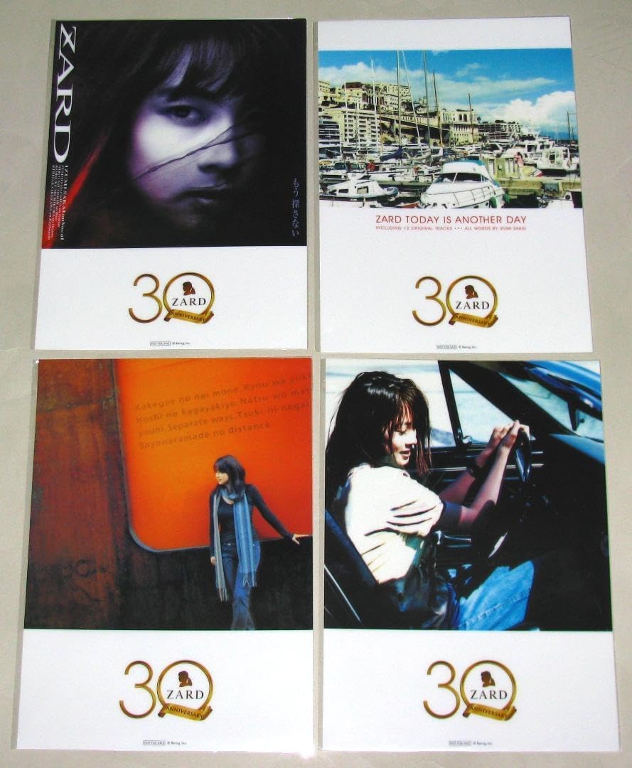 ZARD 30周年記念 A4クリアポスター 全11種 収納用ファイル セット ZARD 30周年記念 A4クリアポスター 全11種 収納用ファイル
