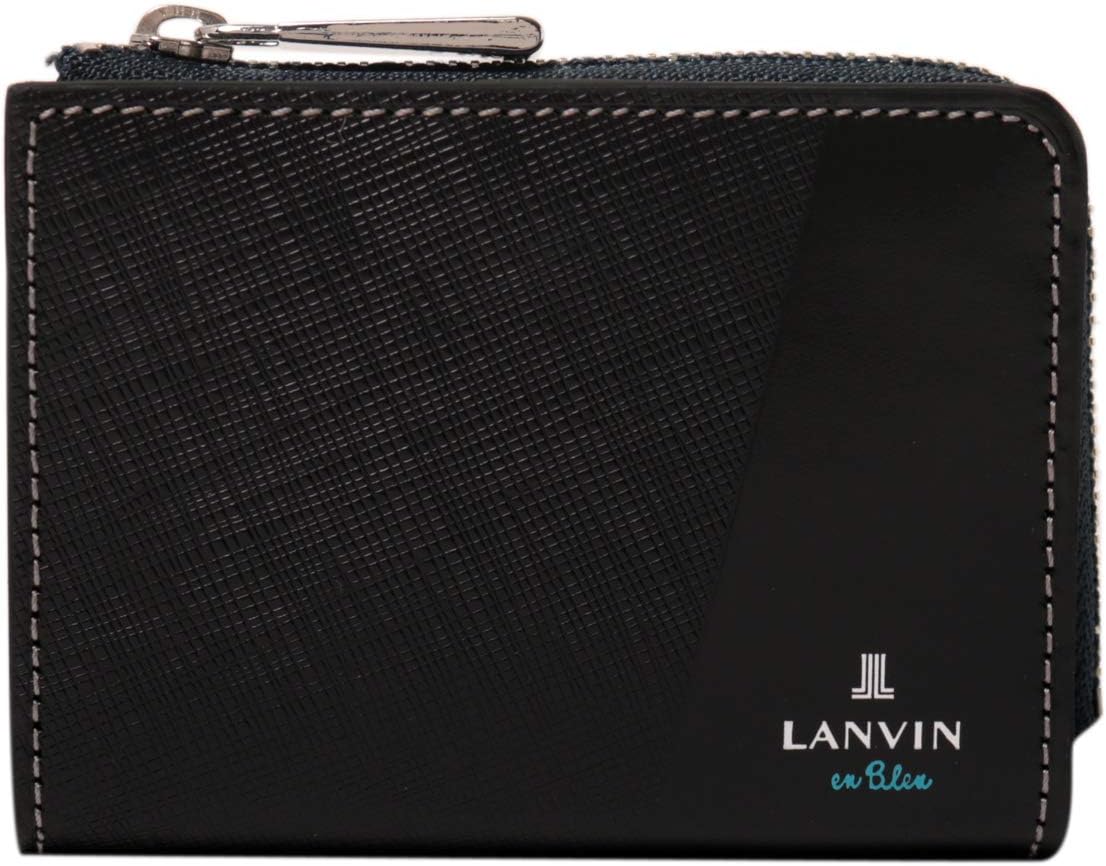 [ランバンオンブルー] パスケース 小銭入れ パーシャル メンズ 555612 【01】ブラック