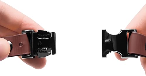 Miniatura 4 de Educator Collar de perro elástico de cierre rápido, bioano, impermeable, resistente al olor, fácil de conectar y desconectar, cierre y anillo en D