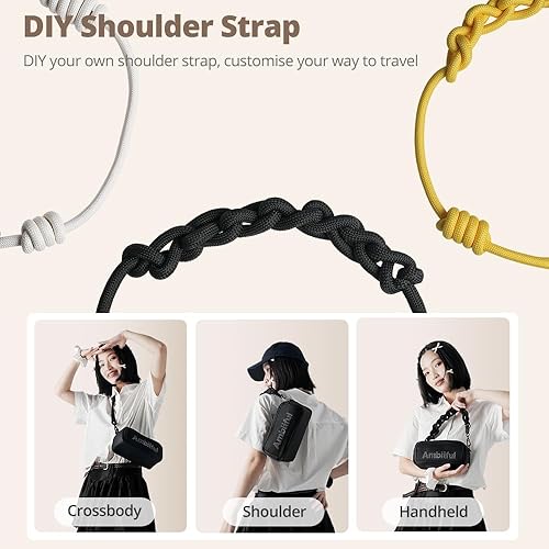 Miniatura 5 de AMBITFUL Bolsa para cámara de acción, bolsa para cámara de fotografía, impermeable, correa de hombro para bricolaje, adecuada para DSLRSLRCámara de