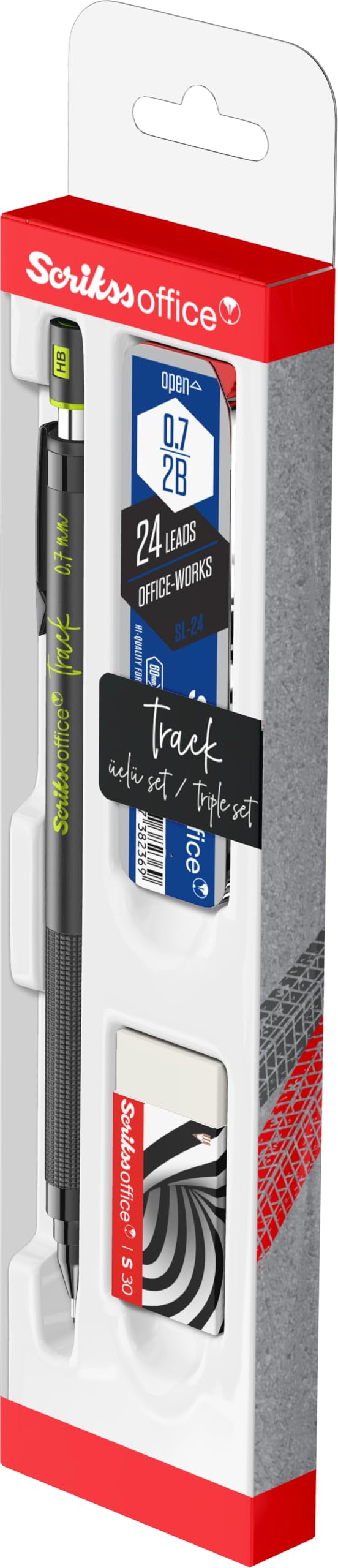 Scrikss Office Track 3'Lü Set 0. 7 mm Yeşil