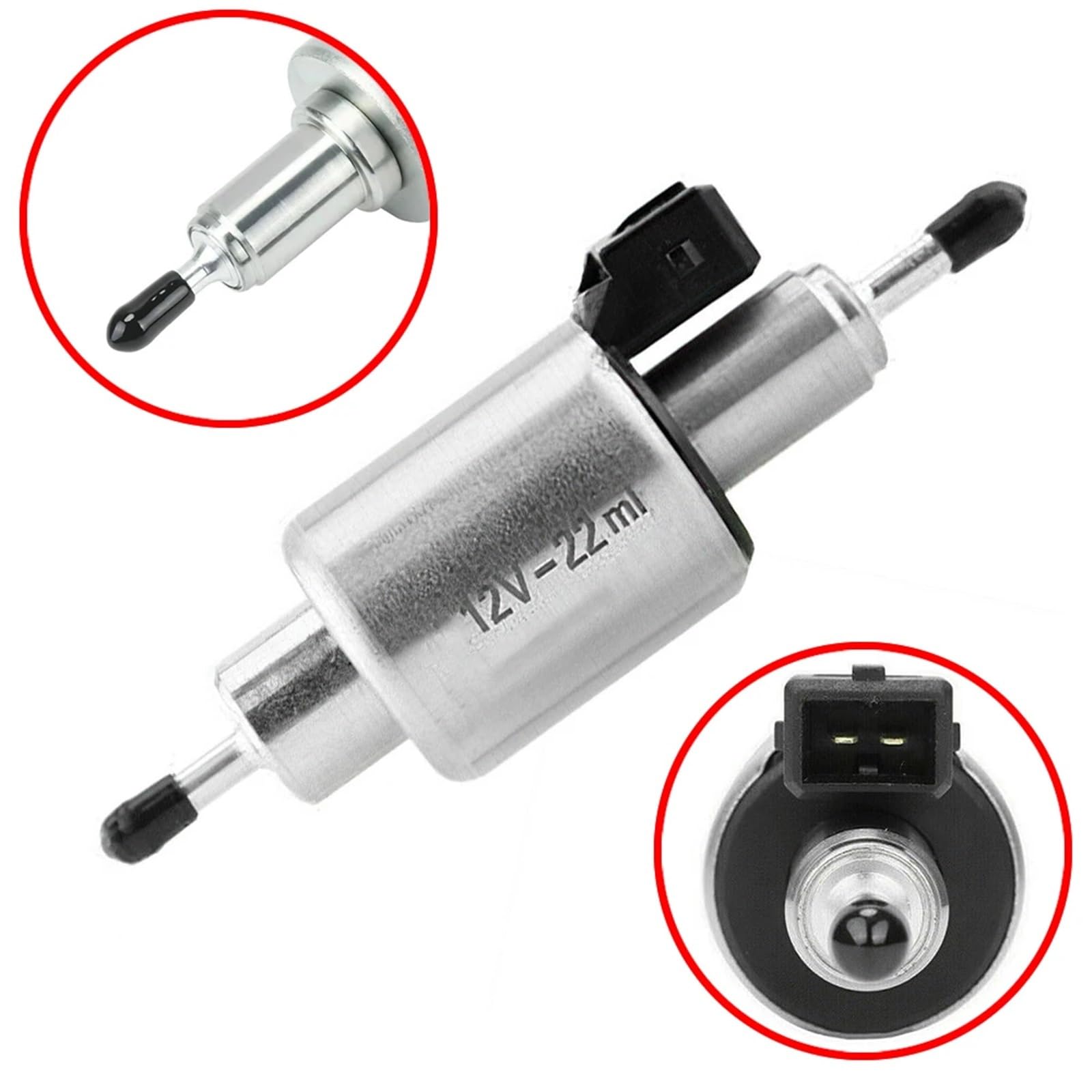 wtryskiwacz paliwa 12V/24V dla 2KW do 5KW pasuje do ogrzewania Webasto Eberspacher pompa paliwa oleju ciężarowego pompa dozująca impulsy ogrzewania postojowego 22ml(12V)
