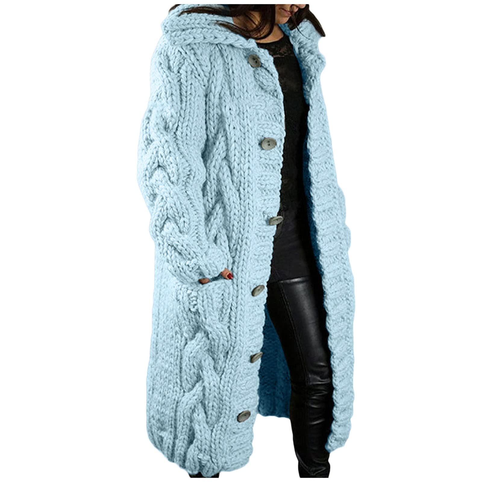 DENIMFY DFMila Fleecejack voor dames, met capuchon, winterjas, ritssluiting, sweatjack DENIMFY DFMila Fleecejack voor dames, met capuchon, winterjas, ritssluiting, sweatjack