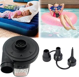 Rantizon Electric Air Pump for Inflatables – BLOW POP paddling pool pump 220-240V/150W Electric Pump, Paddling pools Pump for Air bed, Blow up Bed Pump for Camping Sports, Kids Paddling Pools & Toys Electric Pump for Paddling Pool,2021 Upgraded Rantizon Electric Pump for Inflatables paddling pool pump AC 220V & DC12V Electric Pump, Paddling pools Pump for Air bed, Camping