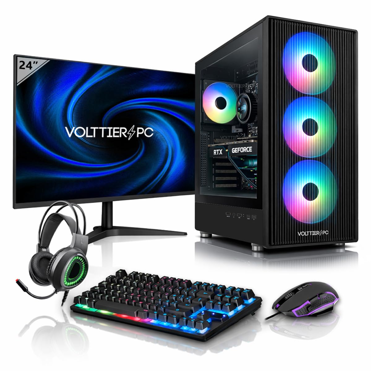 VolttierPC - PC Gaming Completo Intel Core i5 12400F | RTX 5060