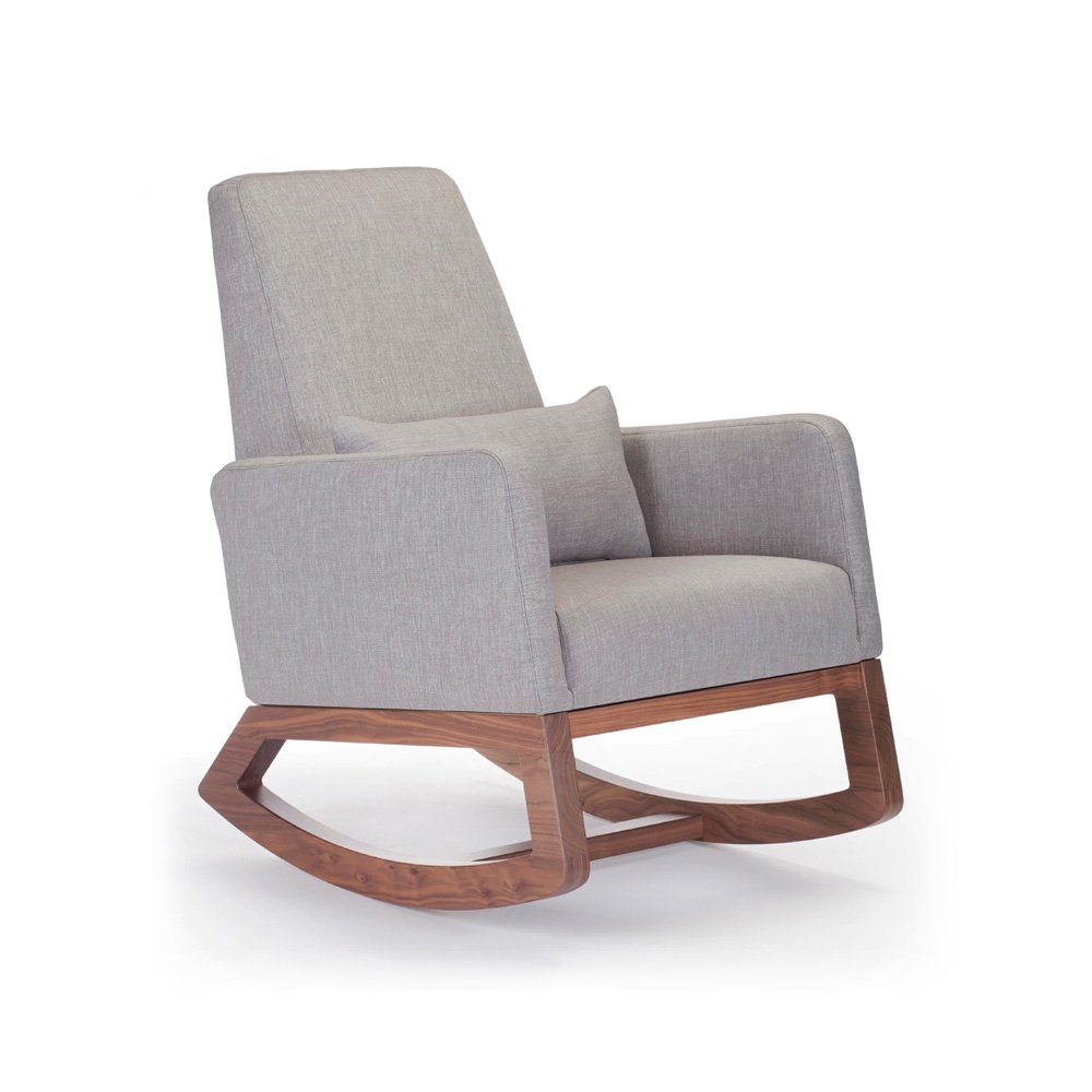 Buy Monte Design Upholstered Modern Joya Rocking Chair, Pebble Grey