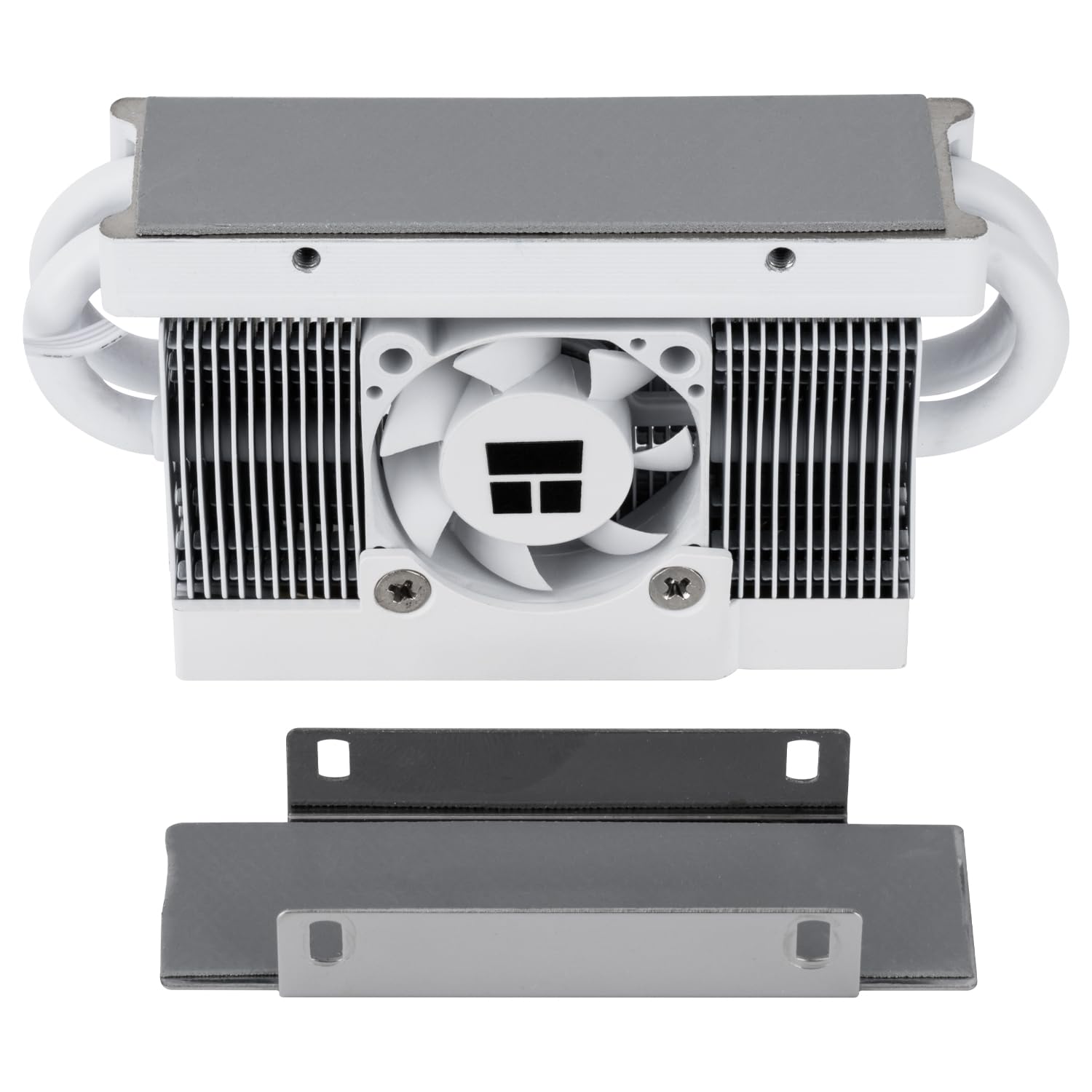 Thermalright TR HR10 2280 PRO Moniteur de température numérique blanc solide de précision 2280 SSD Cooler,écran numérique ARGB intégré et contrôle de ventilateur intelligent PWM,jusqu'à 6500 tr/min