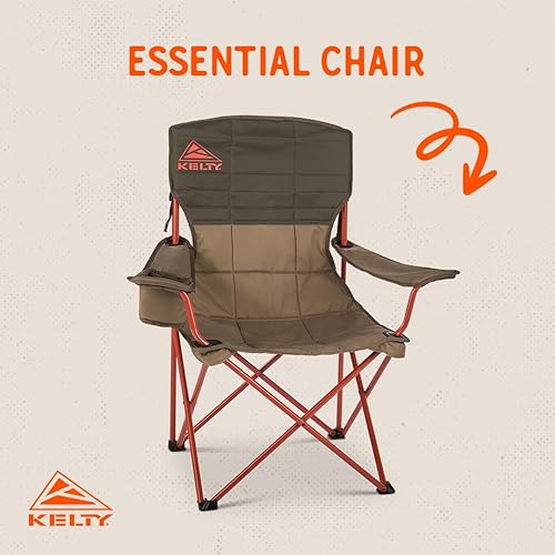 Miniatura 3 de Kelty Silla de campamento esencial, asiento plegable para festivales, días de playa, portón trasero (cuerda elástica)