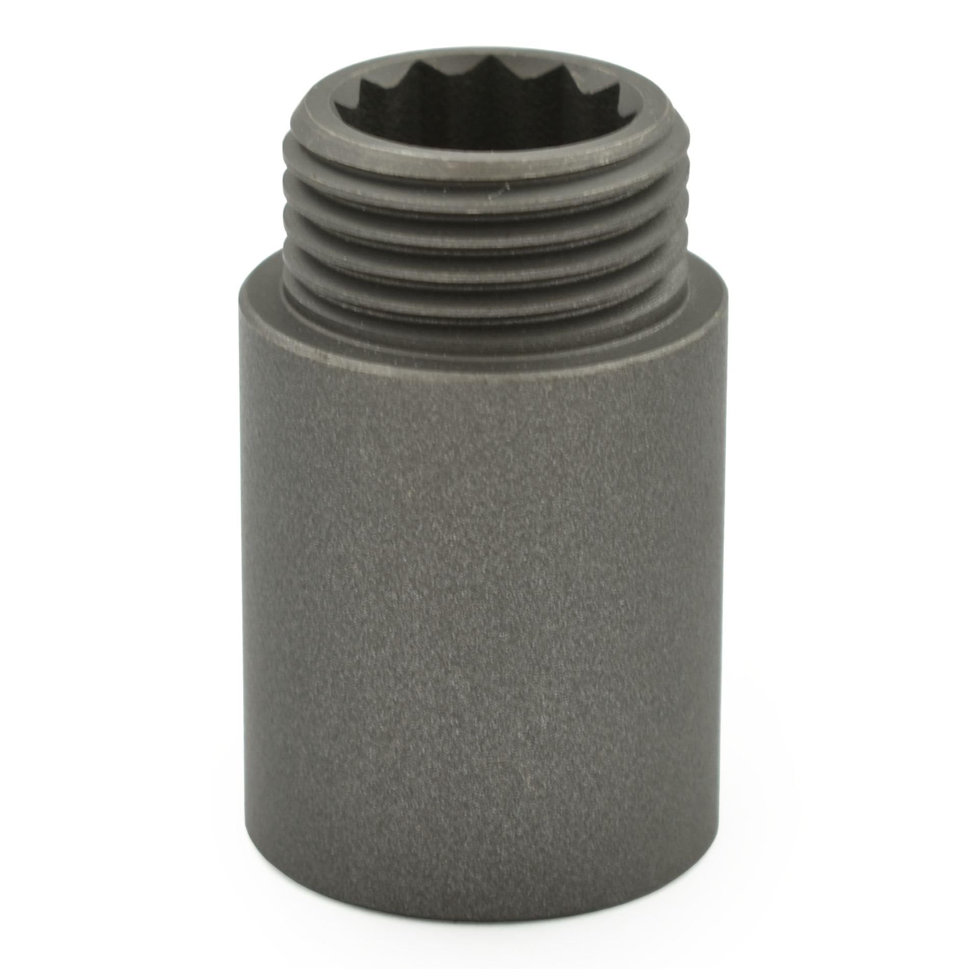 Hot Flow | 30mm Rigid Radiator Valve Extensions 1/2 inch BSP – Light Pewter