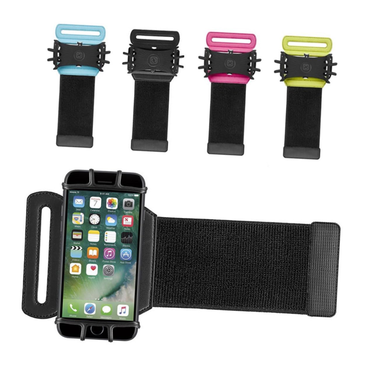 Artibetter 3pezzi Per Smartphone Con Rotazione Fascia Braccio Per Jogging e Sport Colore Random