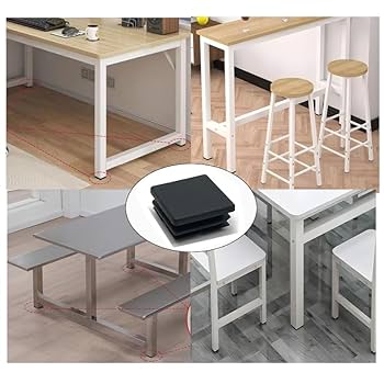 Amazon｜HOOWDAMY 4個入 角パイプキャップ 80mmx80mm 角パイプ用