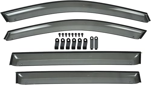 Deflectores de aire de ventana lateral Jeep Cherokee Modelos deportivos y Traihawk