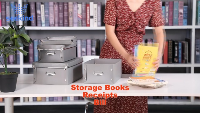 Amazon.com: SEEKIND photo boxes storage, storage boxes with lids