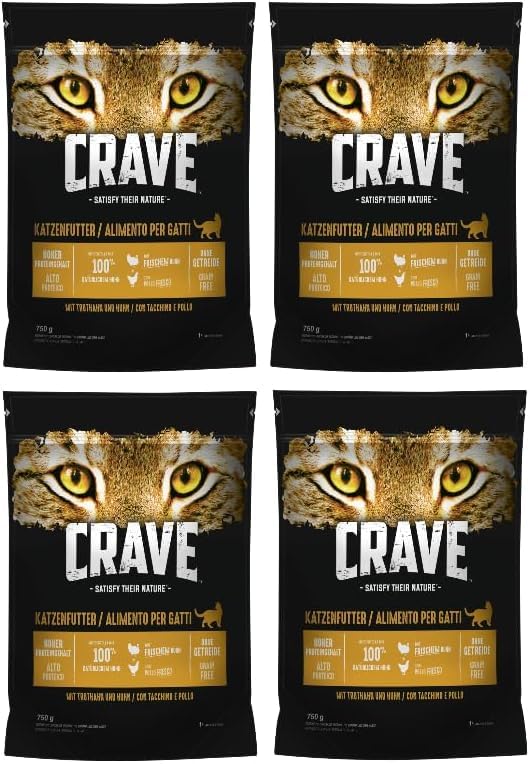Katzenfutter Nass 400 G Crave Hundefutter Nassfutter 24x400g Multipack -  Verschiedene Sorten Mit Huhn, Lamm, Lachs & Mehr Crave Hundefutter Kaufen