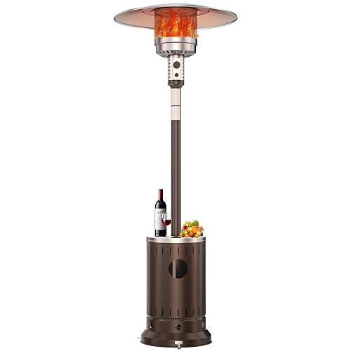 50,000 BTU Patio Heater - Propane Patio Heater with Double-Layer