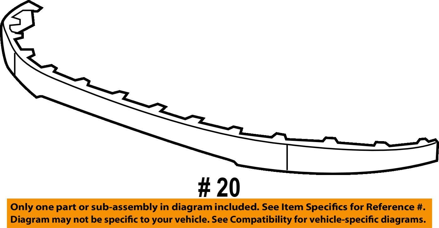 Genuine GM 20993998 Radiator Air Deflector Package
