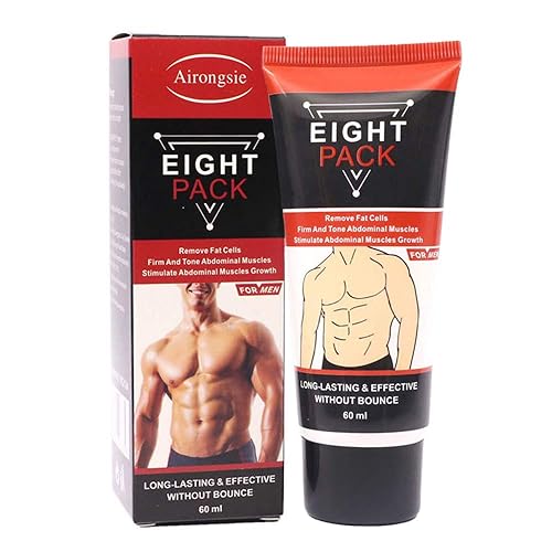 Paquete de 2 crema abdominal, crema muscular abdominal para hombres, crema anticelulítica que adelgaza ocho paquetes de crema quemadora de grasa