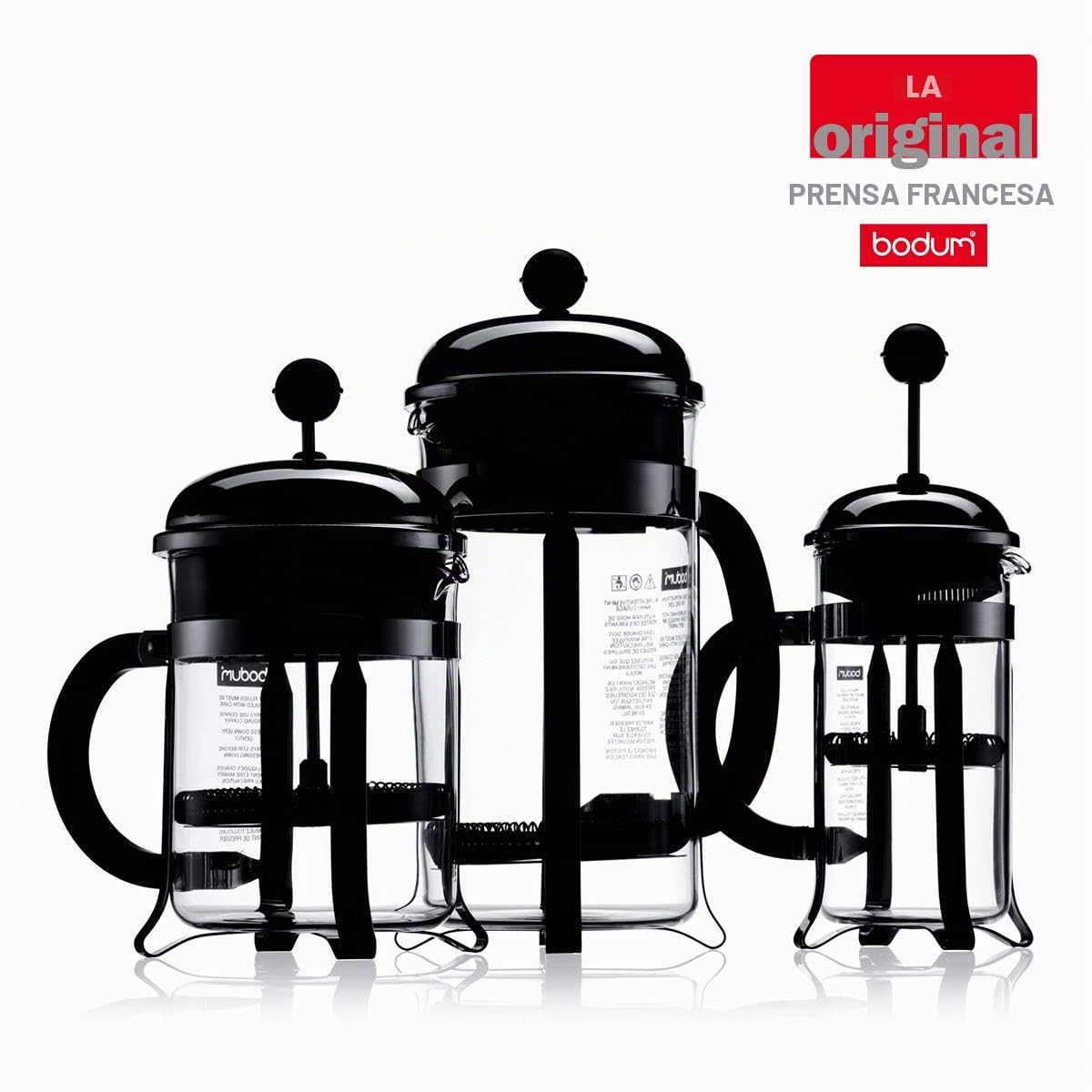 Bodum - 1928-913 - Chambord - Cafetera 8 tazas - 1.0 l - color blanco crema