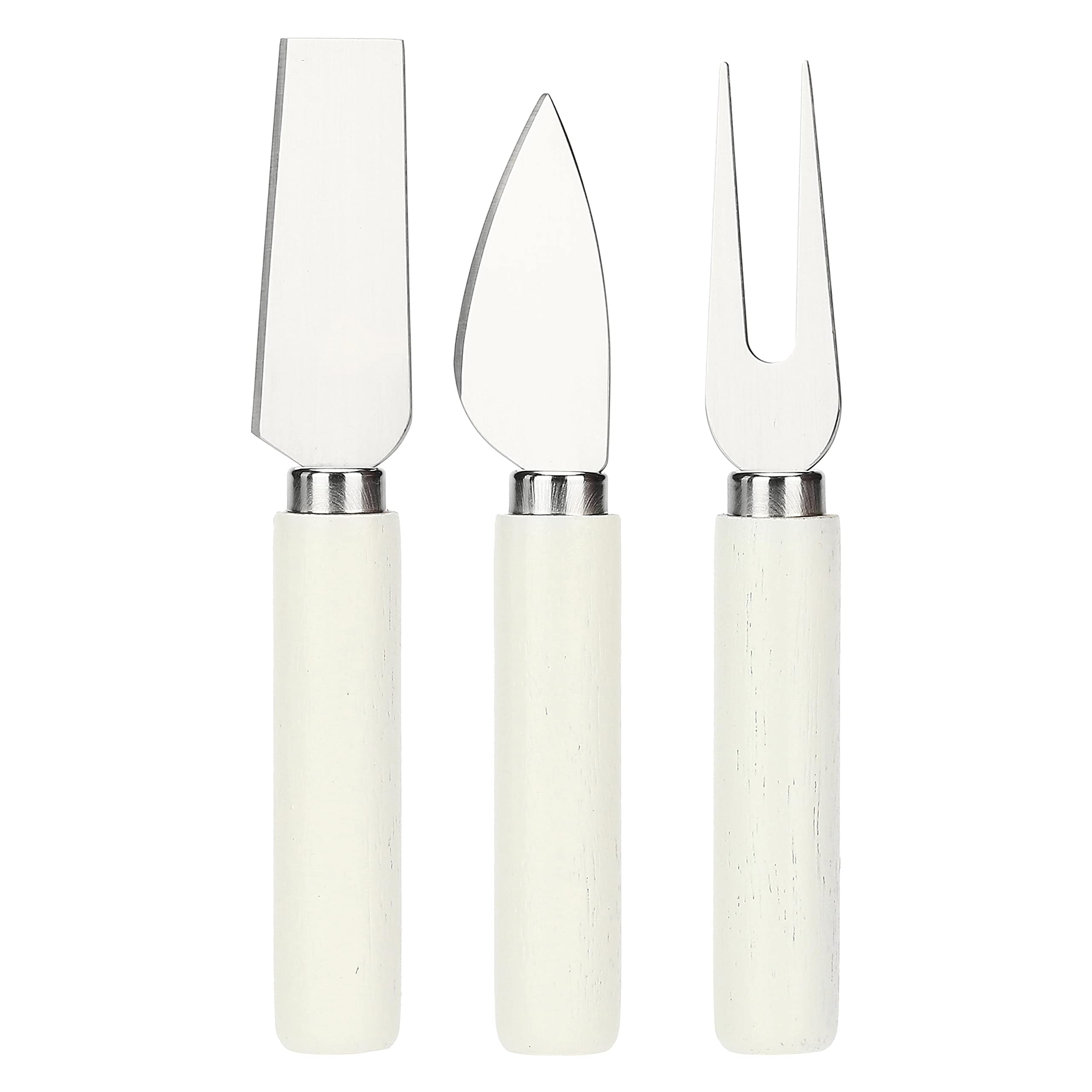 La Porcellana Bianca - Tagliere Formaggi con coltelli 35,6x27,9x2,5 cm Libeccio