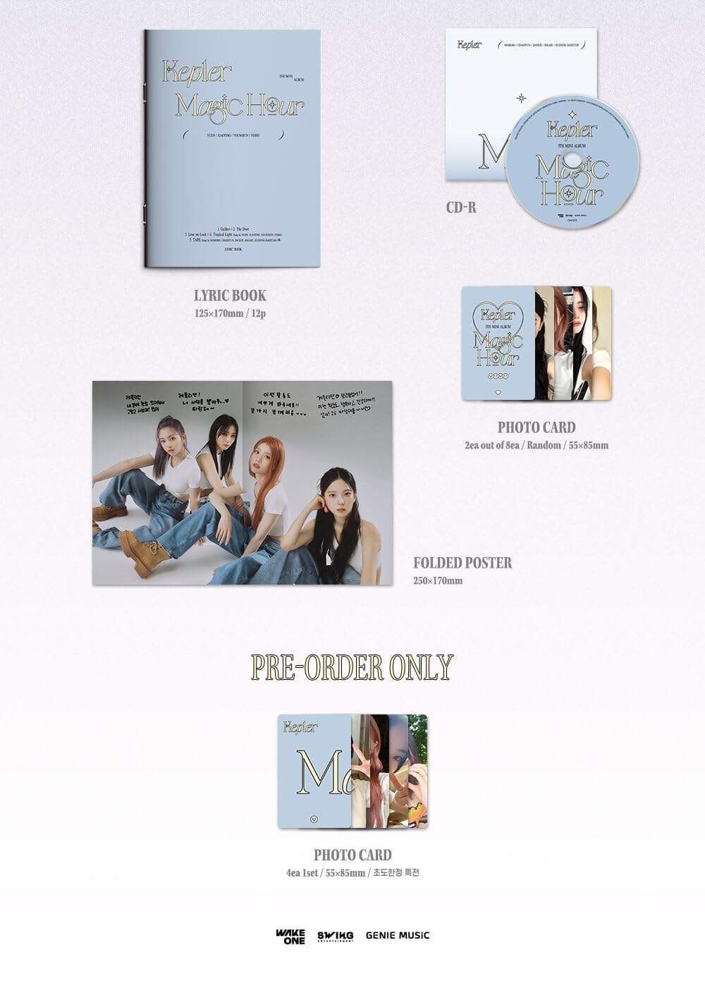 Amazon.co.jp: Kep1er Magic Hour Unit Ver. KPOP Album (韓国アルバム