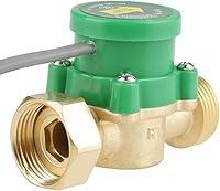 Vista 6 de Hilitand Interruptor del sensor de flujo de agua HT-120 AC 220V G3/4"-3/4" Interruptor del sensor de flujo de la bomba de agua del hilo