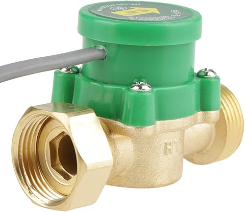 Miniatura 6 de Hilitand Interruptor del sensor de flujo de agua HT-120 AC 220V G34"-34" Interruptor del sensor de flujo de la bomba de agua del hilo para el