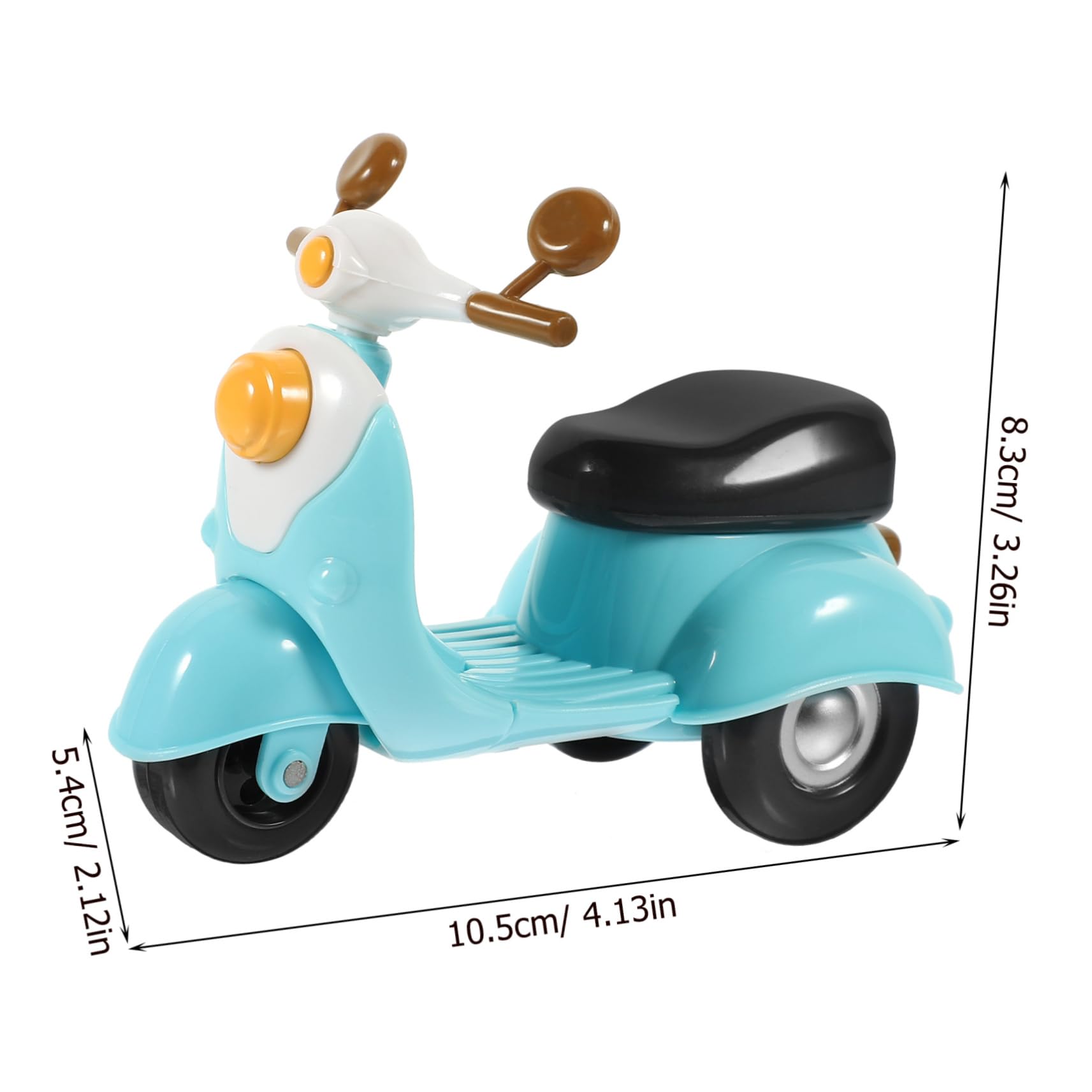 Garneck Motorbike Model Lifelike Motorbike Sculpture for Home Office Decoration Enhances Creativity Recognition Lightweight Craftsmanship