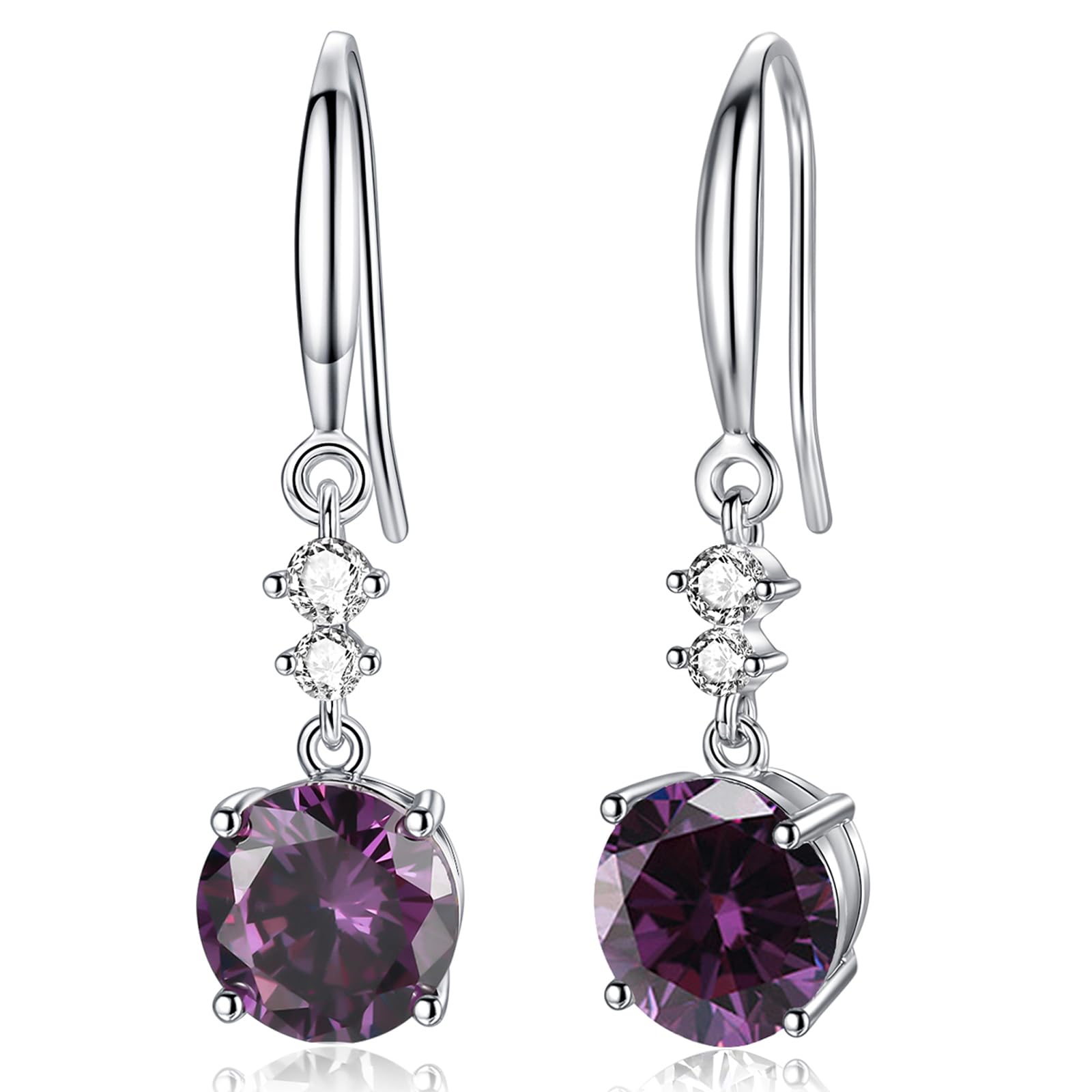 Ohrringe Silber 925 Hängend Silberohrringe Lange Hängeohrringe Damen Ohrhänger Zirkonia Geburtstag Geschenk Hochzeit Schmuck