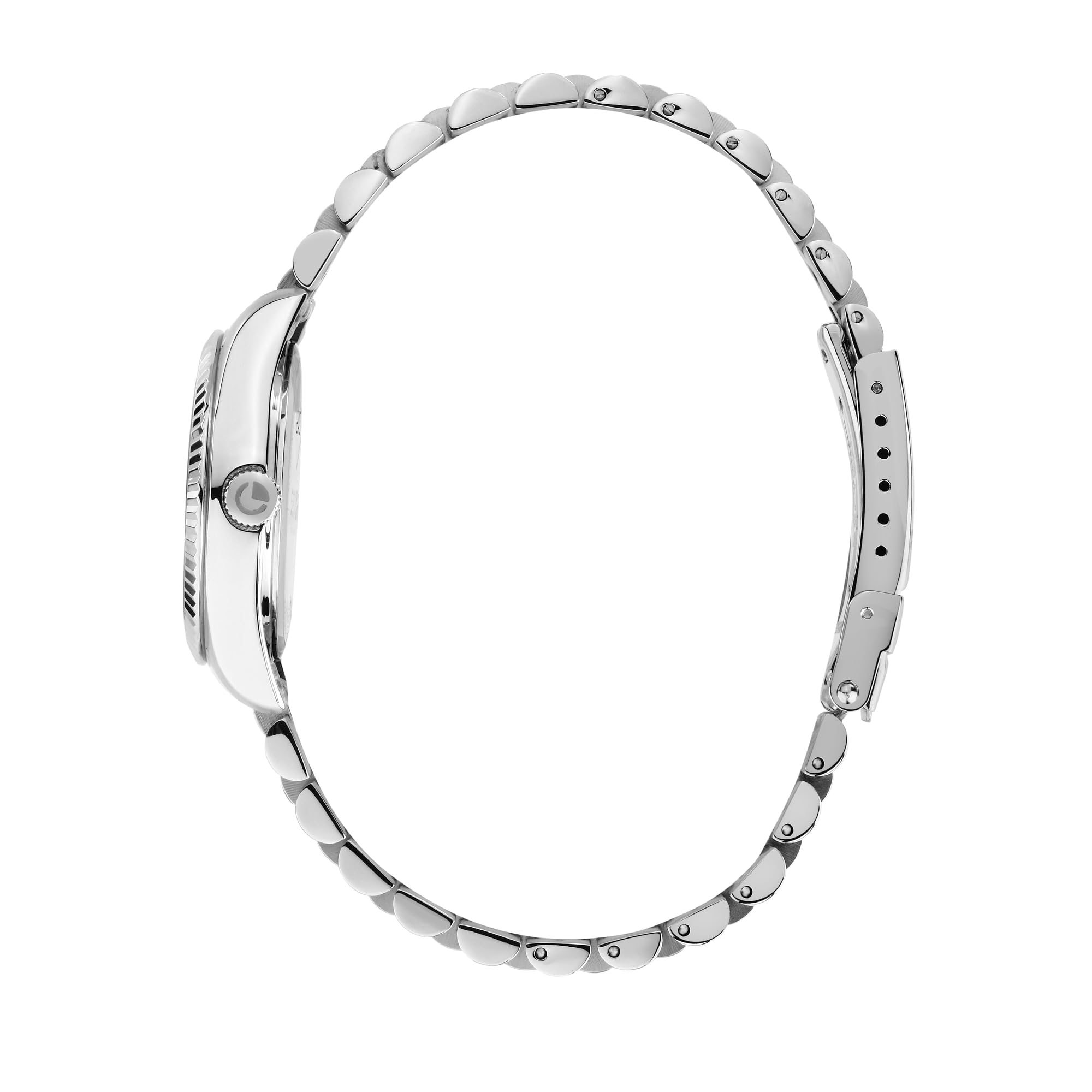 Sector No Limits Orologio Donna, Tempo, Data, Analogico, Cinturino in Acciaio, Cassa 32 mm, Collezione 240 - R3253240514