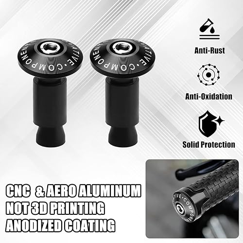 Miniatura 5 de URLWALL 2 tapones de extremo de manillar, enchufe silencioso antivibración para Sur Ron LBXS Sur-Ron Ultra Bee Segway X160 X260 Yamaha Kawasaki ATV