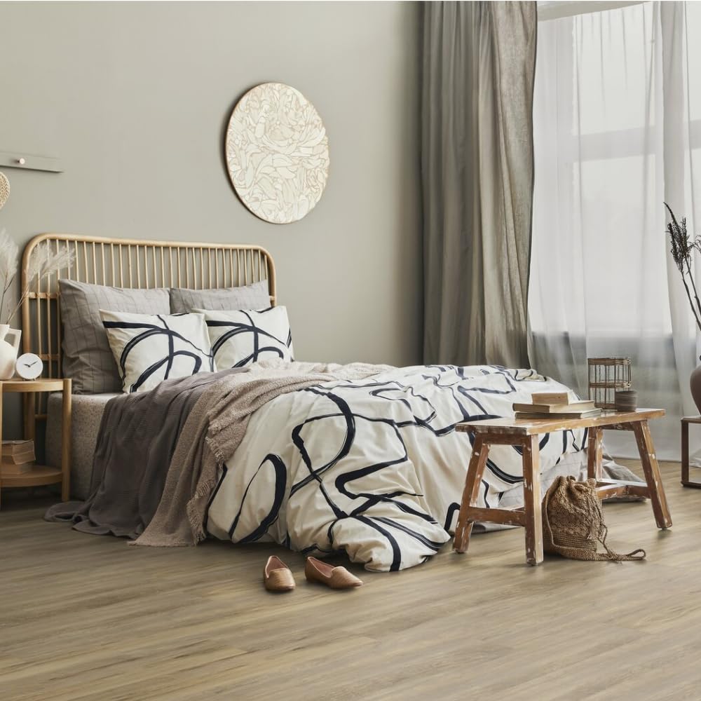 Lame clipsable sol PVC avec sous-couche effet bois authentic nature