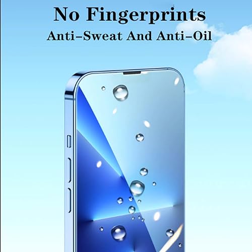 Miniatura 5 de Cone Protector de pantalla de vidrio para iPhone 1313 Pro  14 6.1 pulgadas, 3 paquetes de película de vidrio templado compatible con fundas, dureza