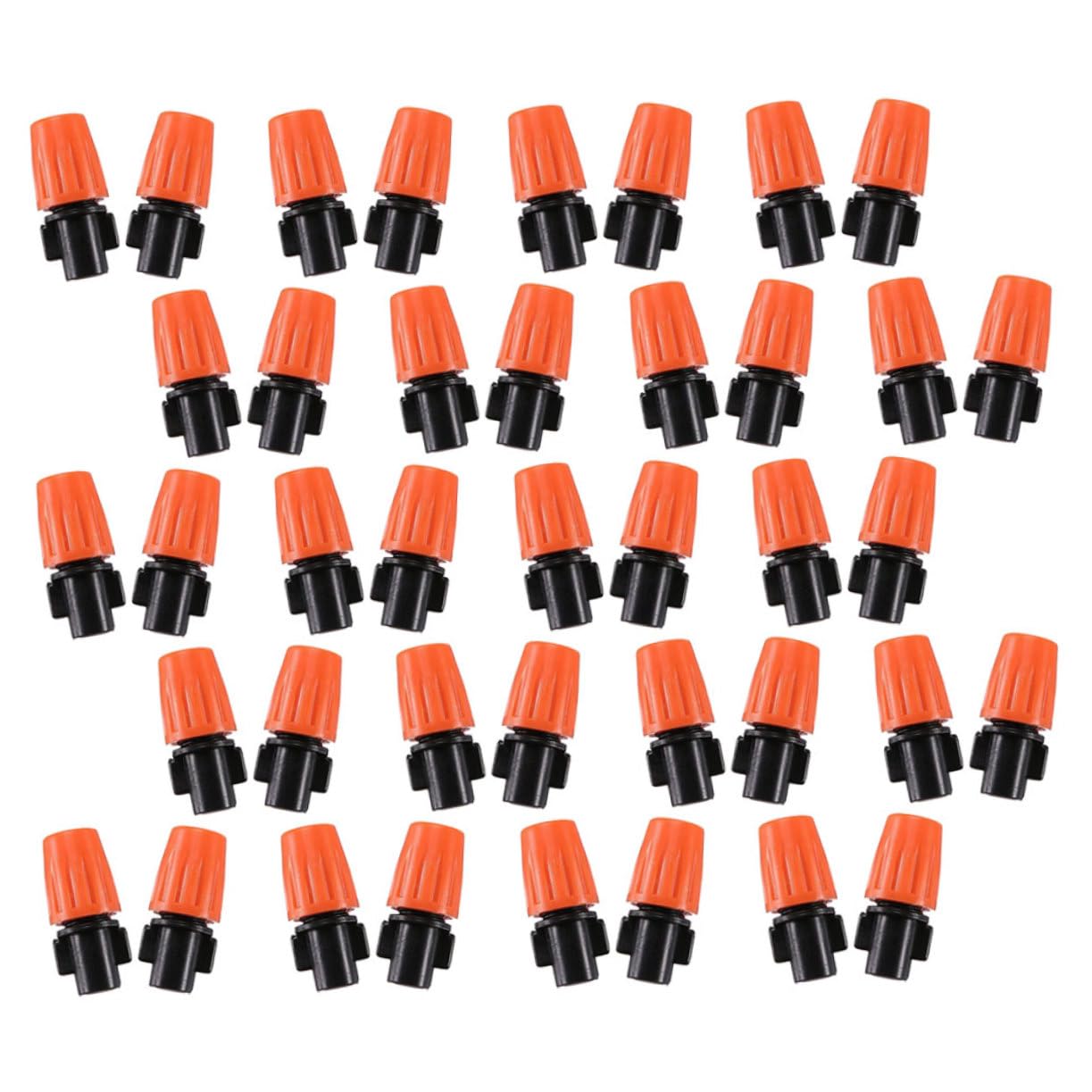 Sosoport 5 Set Di Ugelli Di Nebulizzazione Regolabili Per Irrigazione A Goccia Per Tubo Da Giardino 40 Pezzi * 5
