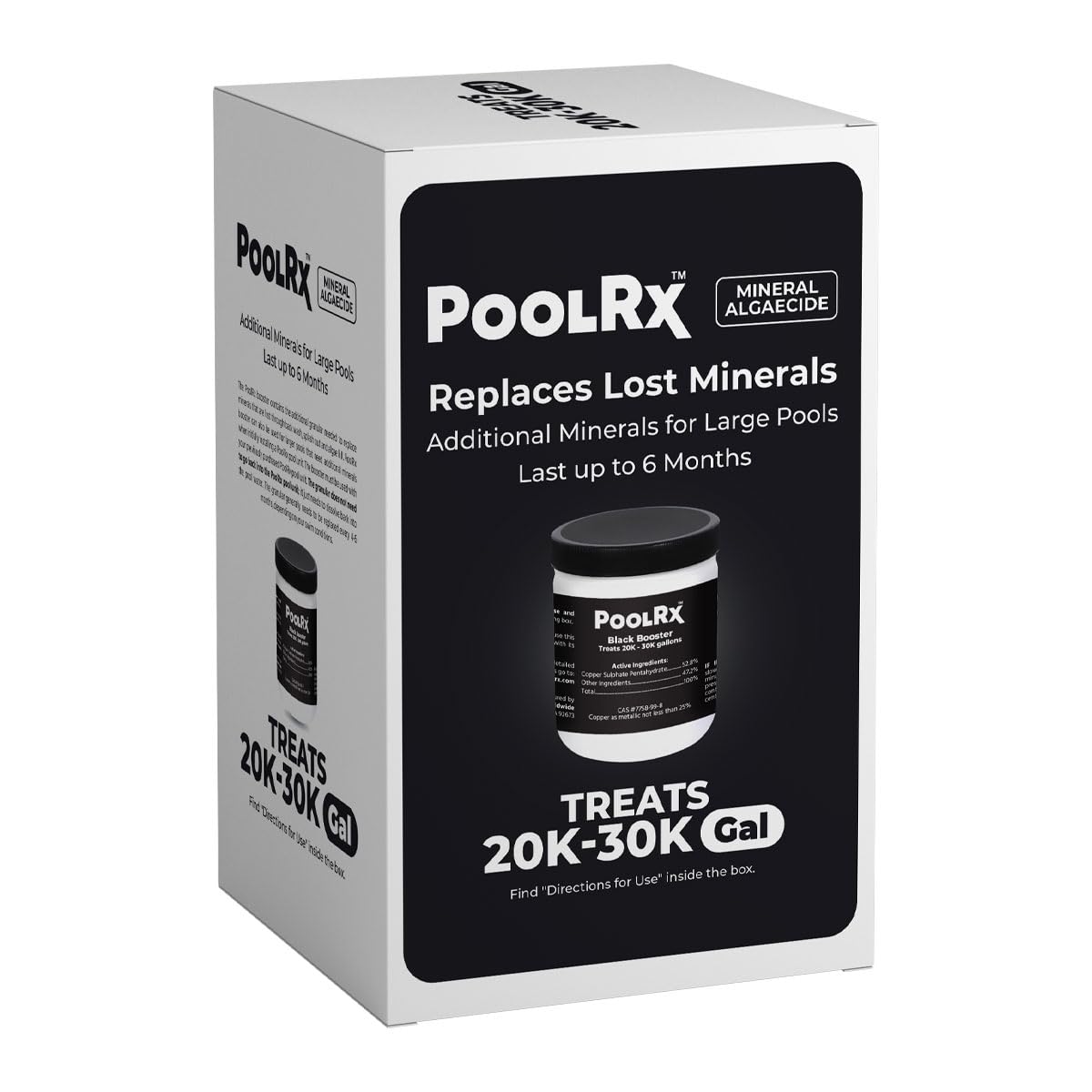 Pool Rx Booster Black 20k-30k Gallons, Booster - Single (102066)