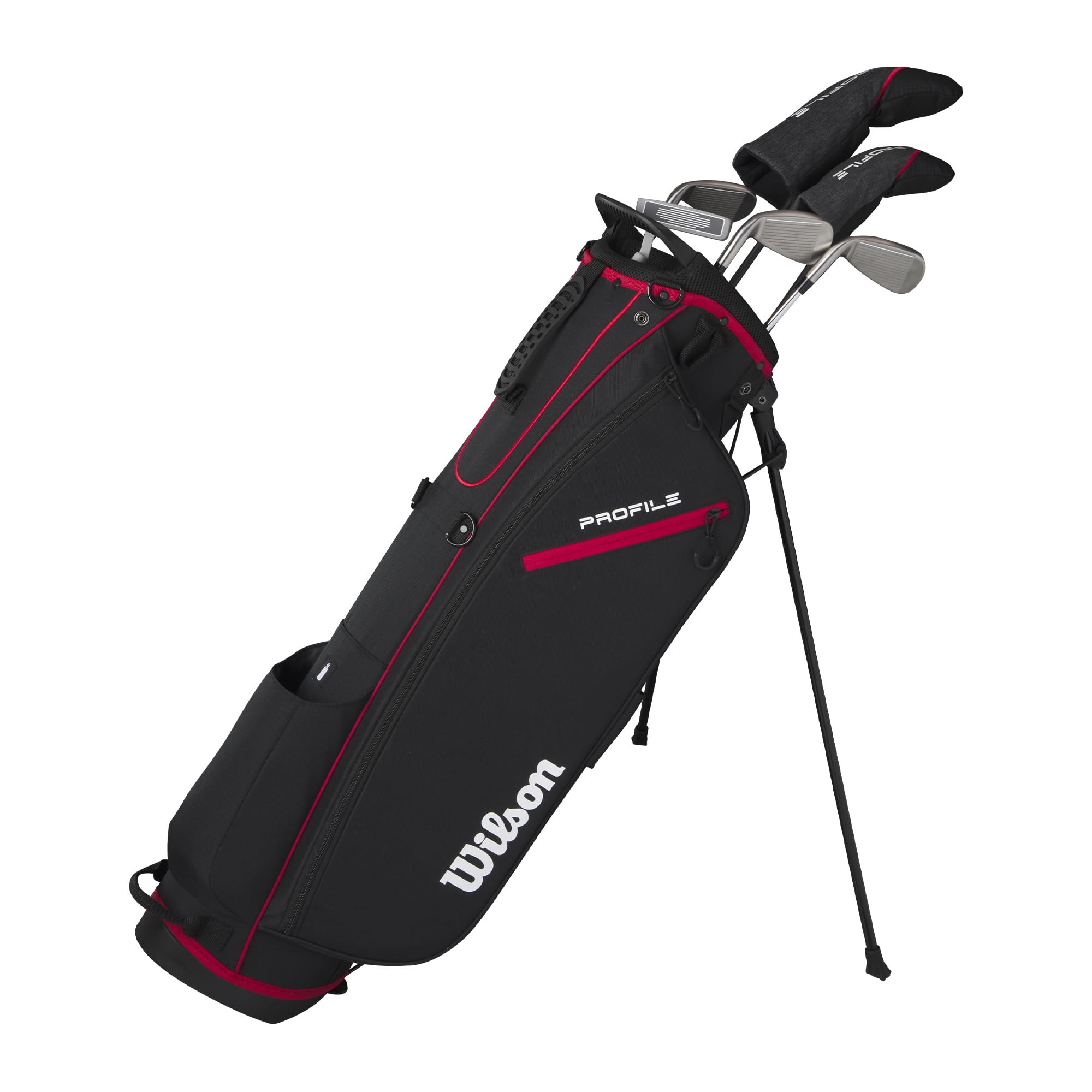 Demi-Set de Golf Wilson Profile pour Hommes - Rouge/Noir/Argent