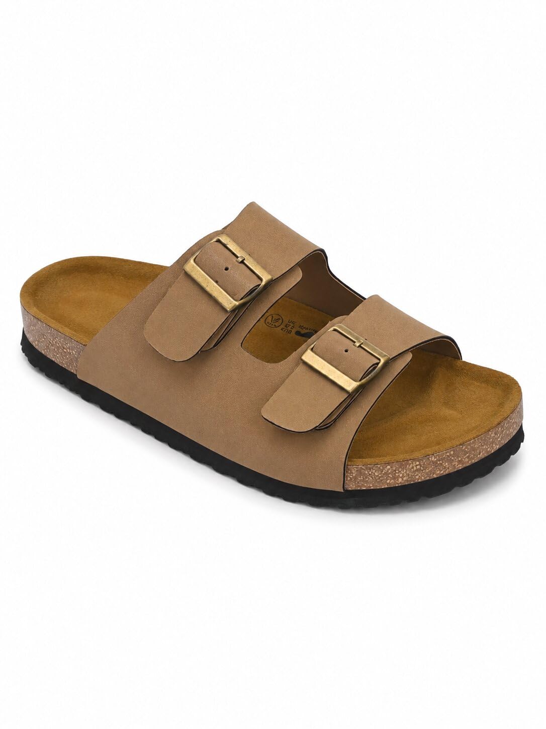 trotus Men's Rich Quality|Breathable|Perfect Style|Leather Footbad Synthetic Leather Buckle Sandal-picture-48