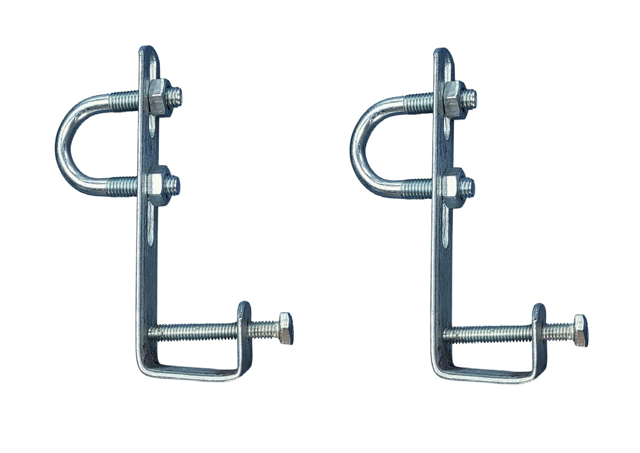 Solar Panel Cleaning Hanger Clamps, For hanging plumbing pipe with solar panel, L Clamp for Solar Sprinkler, Sprinkler Installation Parts, Accessories for installing pipe (PACK OF 2)