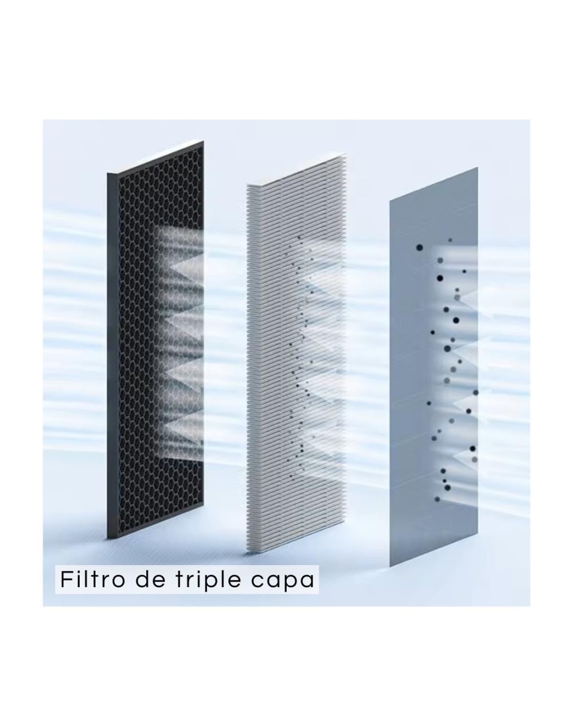ALPHA Campana Decorativa Rústica Dorada GEA GOLD-90 Clase A, 850m3 Luz Led