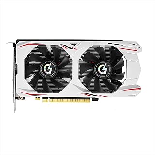 PELADN Scheda Video GTX 1050 Ti GTX1050Ti 4 GB GDDR5 128 bit 1291MHz, Scheda Grafica GPU per PC Gaming, DVI, HDMI, DisplayPort, PCI Express 3.0 x16, Supporta DirectX 12 - Bianco