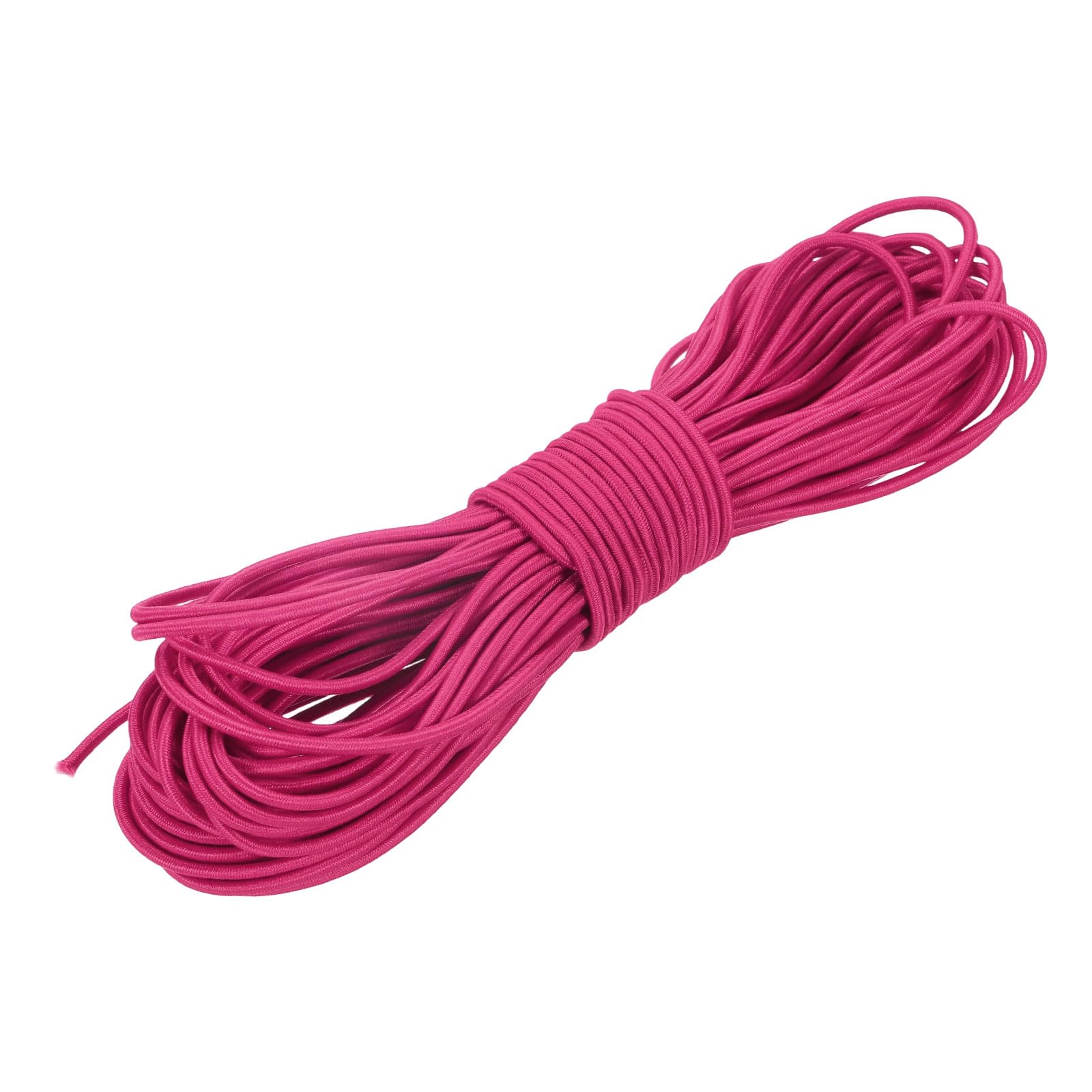 PATIKIL Elastic Bungee Cord, (3/32" x 67 Ft, Wine Red) Heavy Duty Polyester Bungee Cord Suit for - DIY Projects Kayak Strap Tarp Tie Down Canopy Boating Camping Tent