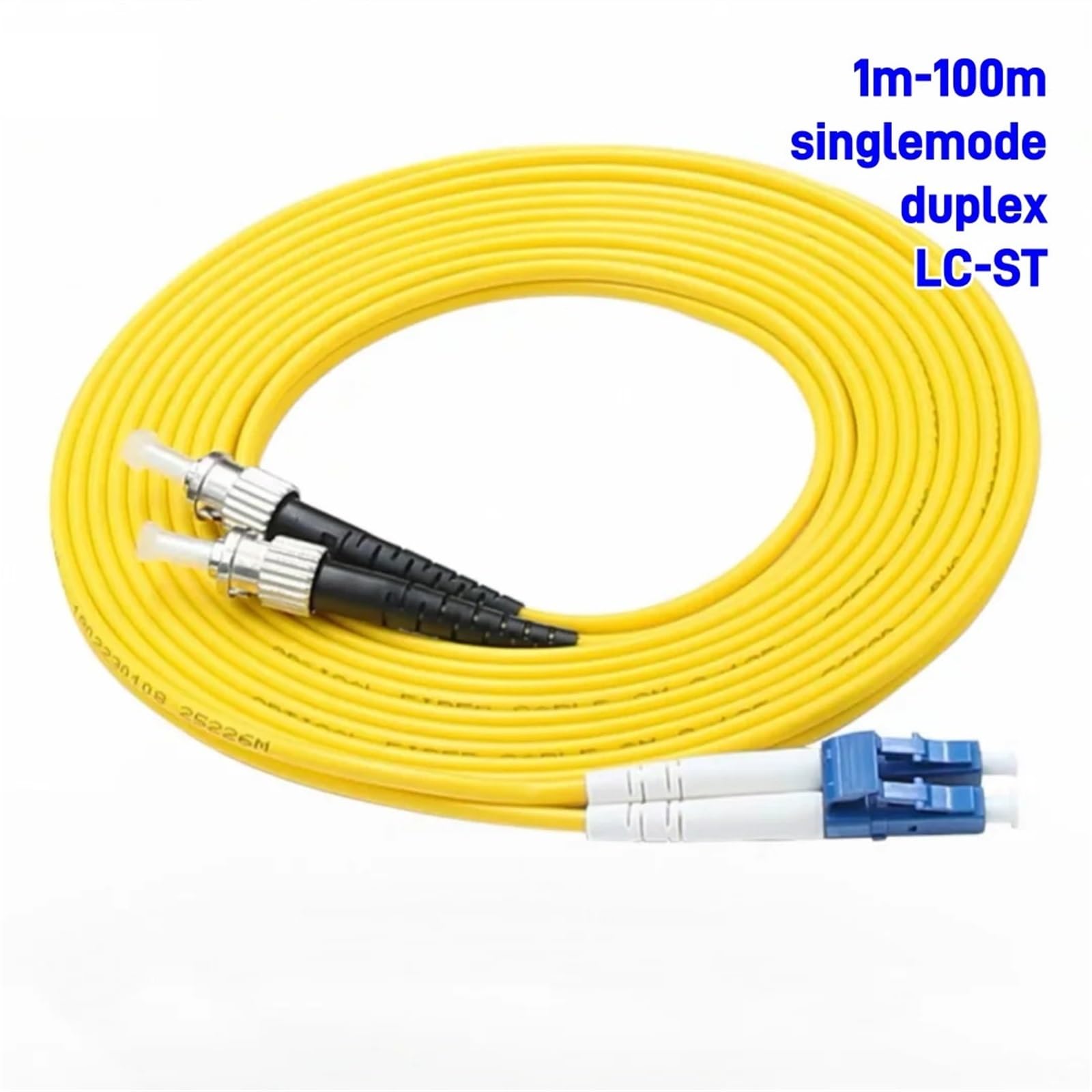 Cavo patch in fibra ottica LC-ST SM Duplex monomodale 10m 20m 30m 50m 100m ST-LC 3mm 2mm Cavo jumper in fibra ottica(2m 10pcs)