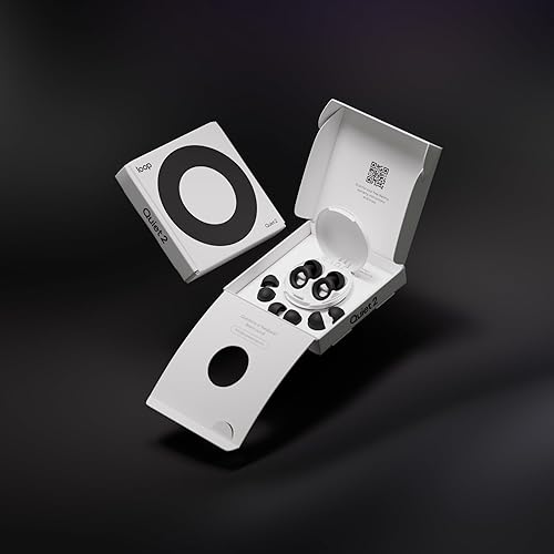 Miniatura 3 de Loop Quiet 2 tapones para los oídos, tapones para los oídos reutilizables ultra cómodos que reducen el ruido para dormir, enfoque profundo, viajes,
