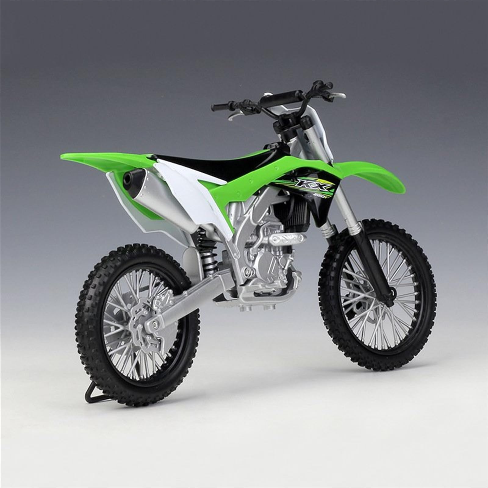 Modello Modello Di Moto In Lega Simulazione Auto Giocattolo 1/10 Per Kawasaki KX250 F 2017(With foam box)