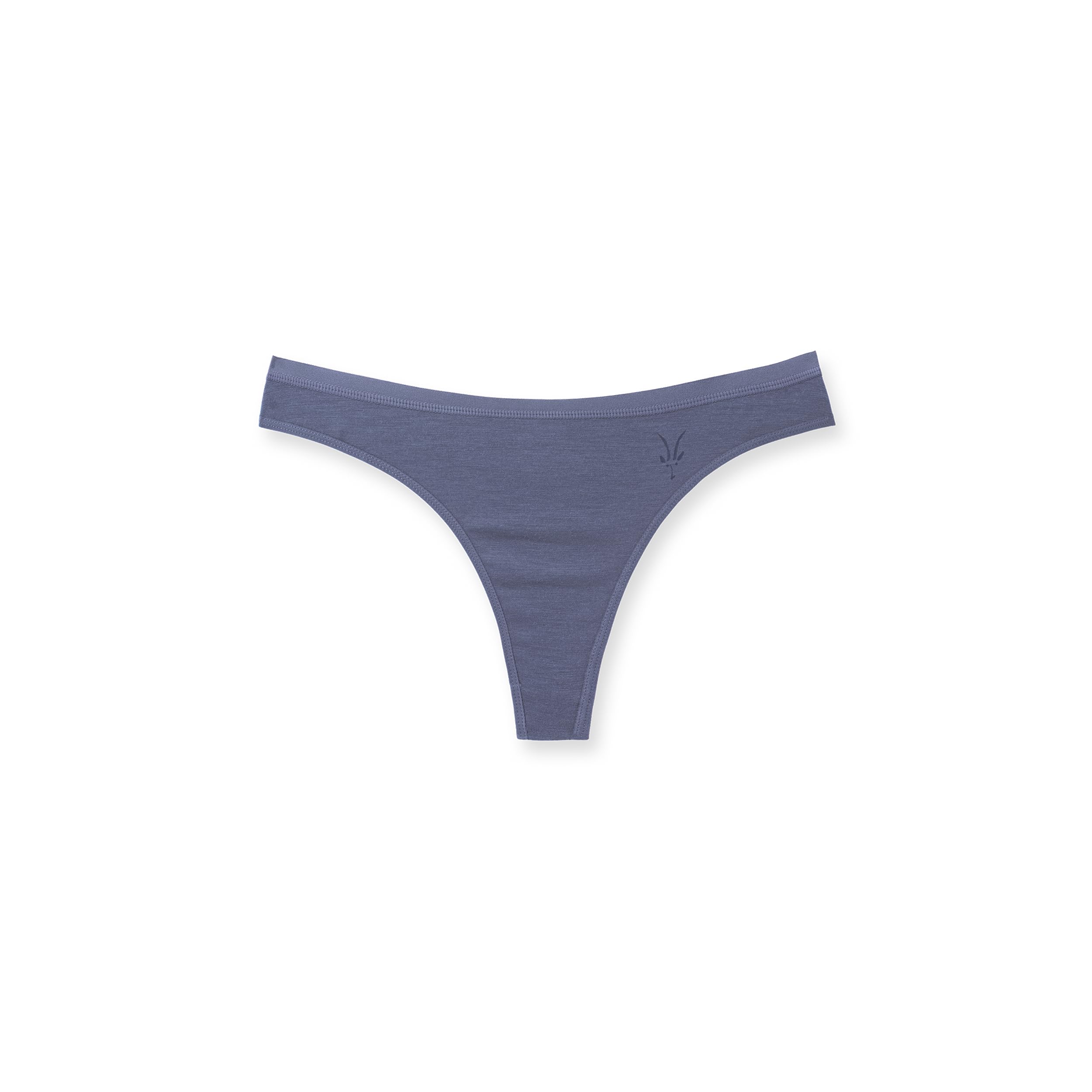 IBEX Womens Natural Thong Merino Wool Mid Rise Underwear for Women Quick Dry Moisture Wicking Travel Panty