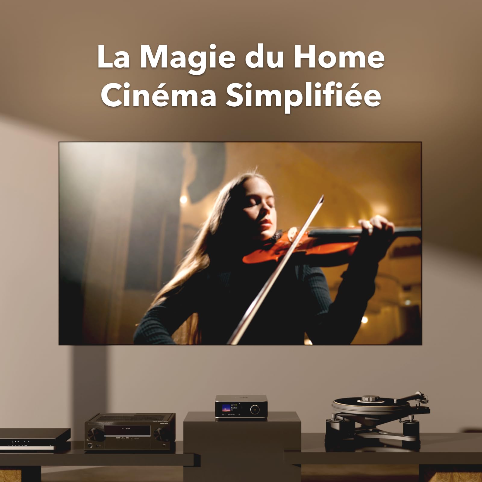 WiiM Ultra Music Streamer & Préampli Numérique | Écran Tactile de 3,5", Compatible avec Google Cast & Alexa,Diffusion de Spotify, Amazon Music,Tidal | HDMI ARC,Entrée Phon&Sortie Casque | Gris Spatial
