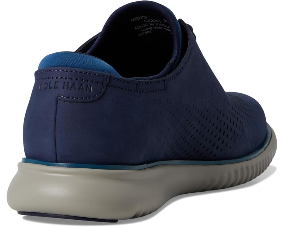 Cole Haan 2.Zerogrand Laser Wing Tip Oxford Lined - Back View